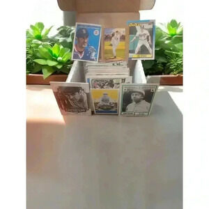 MYSTERY BOX!! 100 Assorted Baseball, Basketball and Hockey Cards(1971 - 2015)